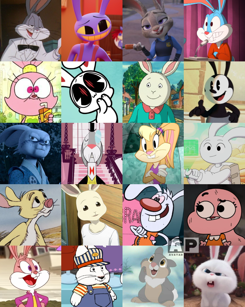 Rabbit Characters by AvatarPanda10 on DeviantArt