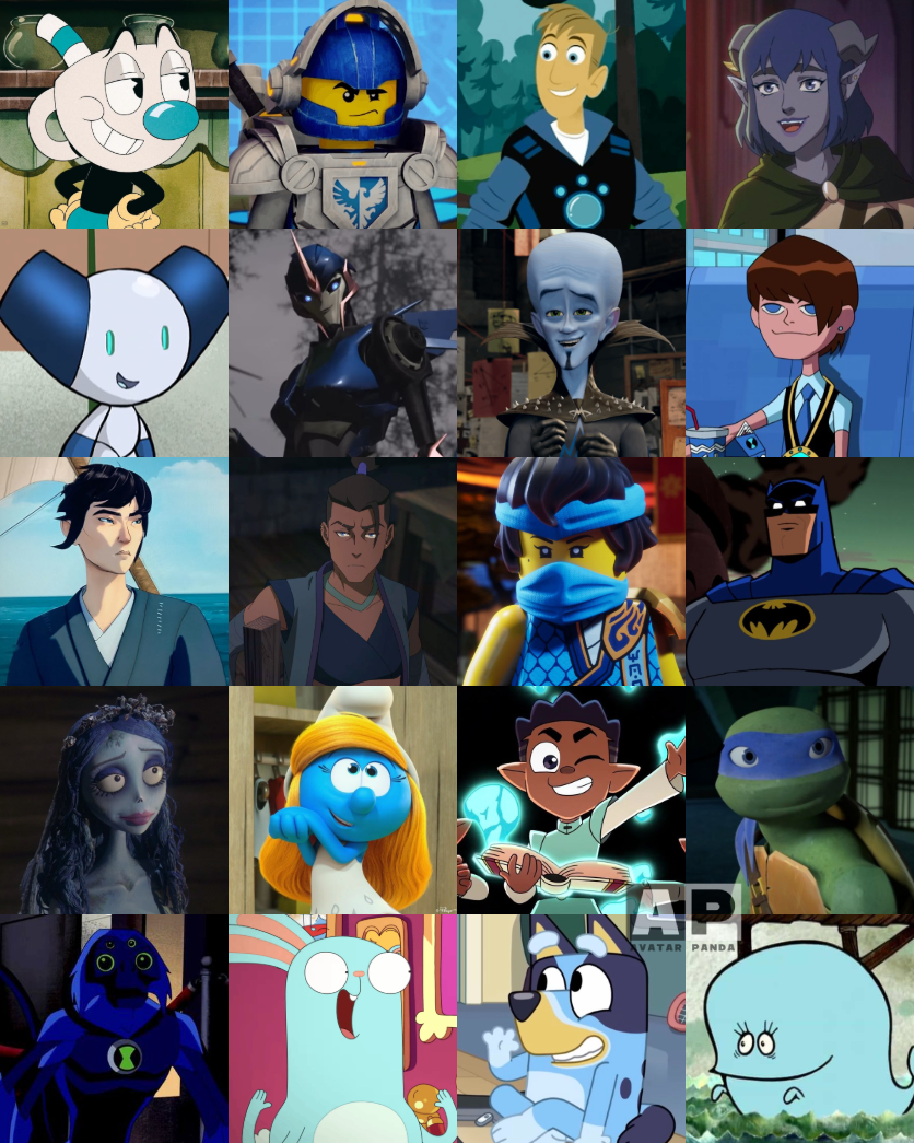 Blue Characters 3 by AvatarPanda10 on DeviantArt