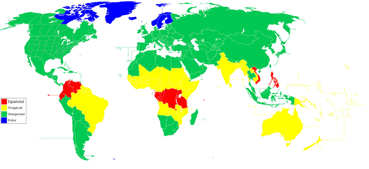 Climate Map Deviantart The Four Climate Zones by bmmedefos9 on DeviantArt