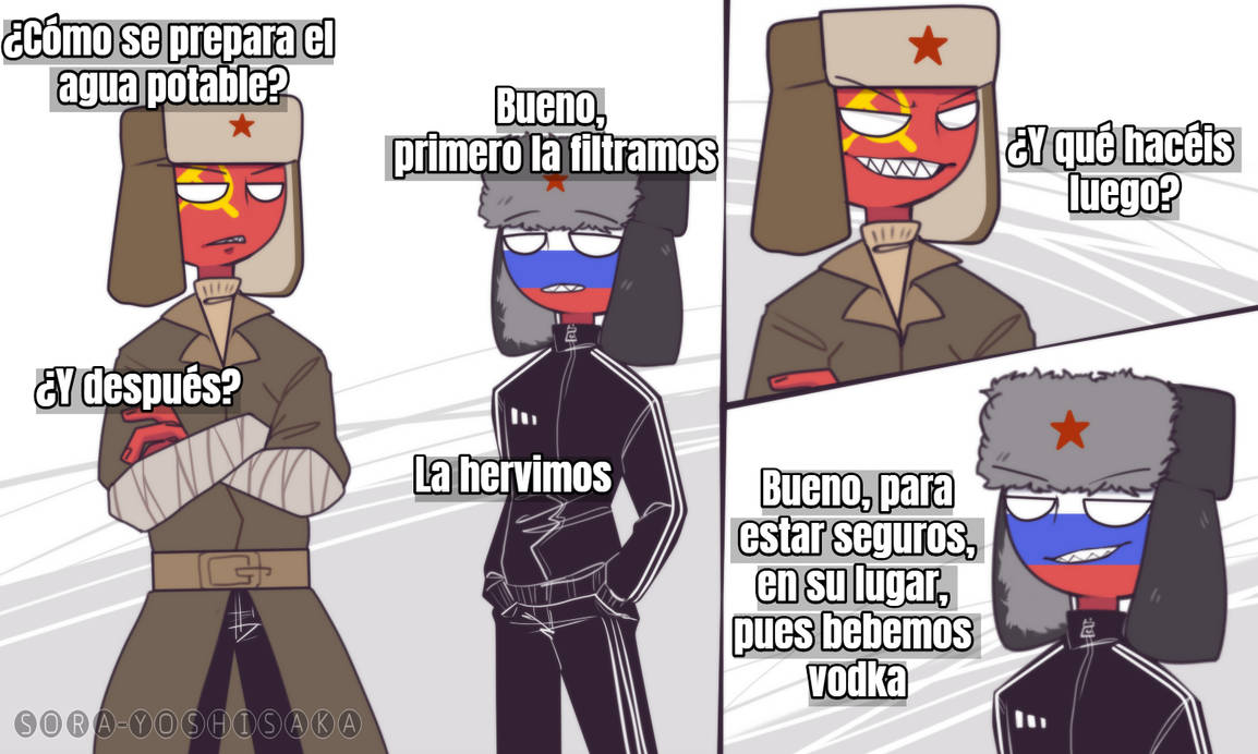 CountryHumans (Russia and USSR) by Syoshira on DeviantArt