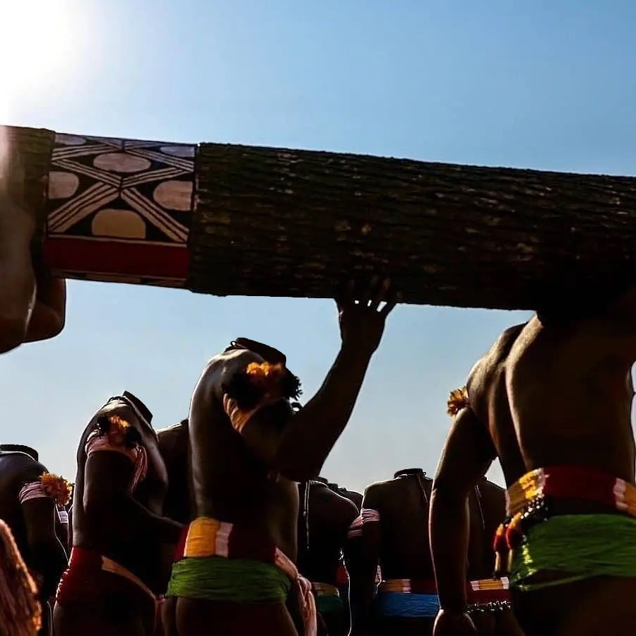 Native american traditional male ritual