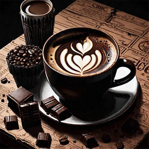 Chocolate and coffee