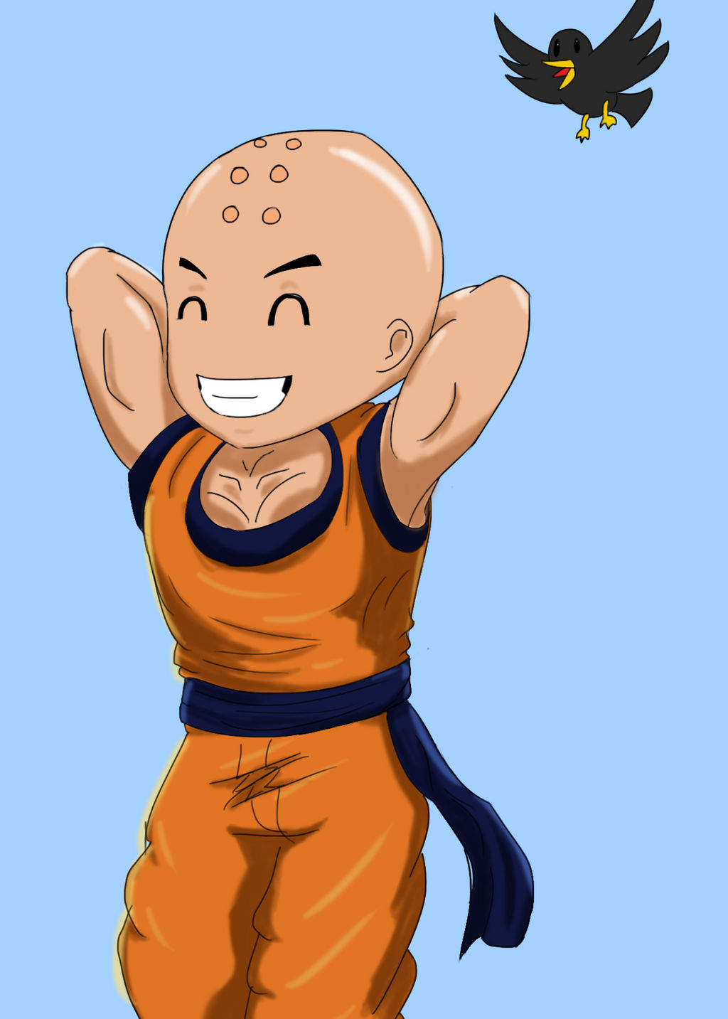 Krillin and Bird