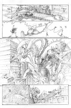 Godzilla VS King Ghidorah pg 1