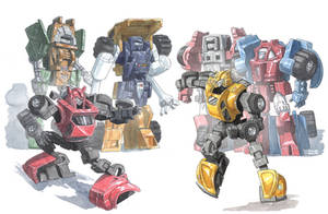 Transformers G1 84  minibots!