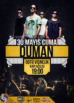 Duman Concert Poster