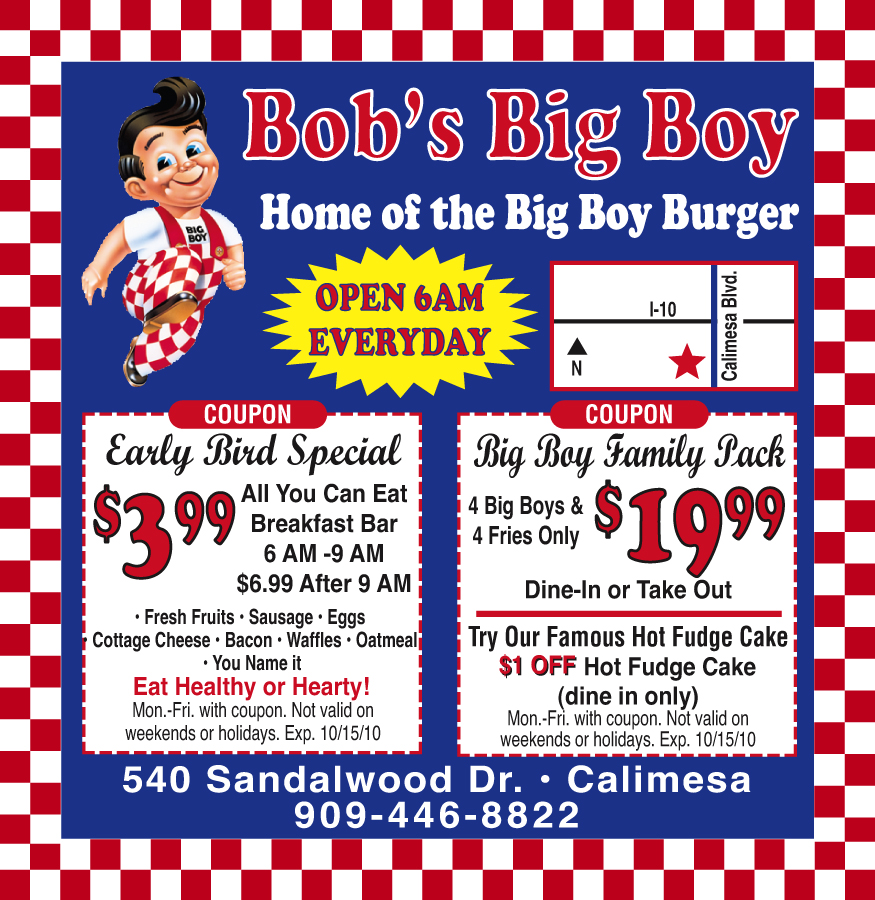 Bob's Big Boy Ad