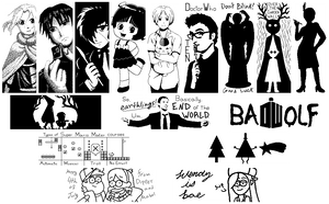 Various Miiverse Drawings