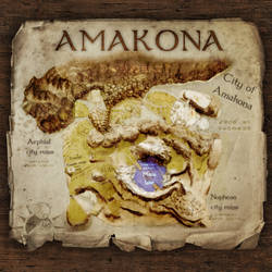 Amakona Map