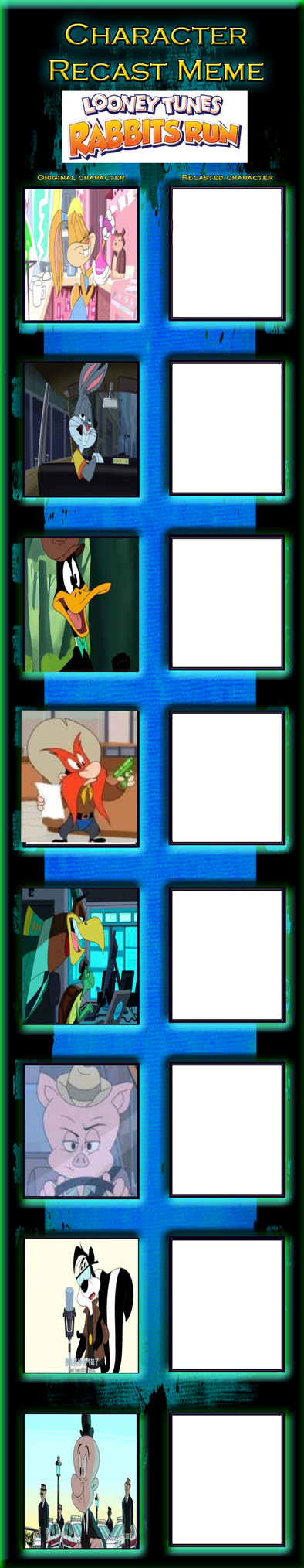 Looney Tunes: Rabbits Run recast meme by RosyBunny1 on DeviantArt
