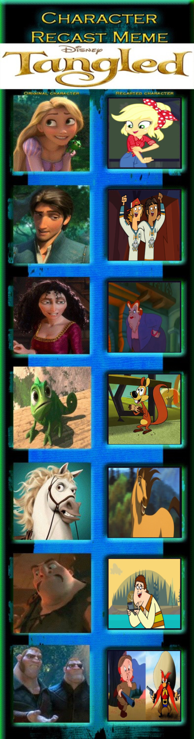 Tangled recast meme by RosyBunny1 on DeviantArt