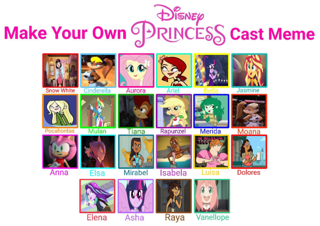 Recast Deviantart Base My new Disney Princess Recast Meme by RosyBunny1 on DeviantArt