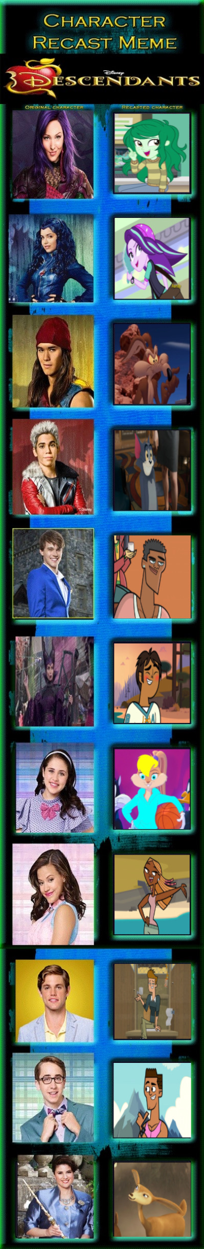 Recast Deviantart Descendants recast meme by RosyBunny1 on DeviantArt