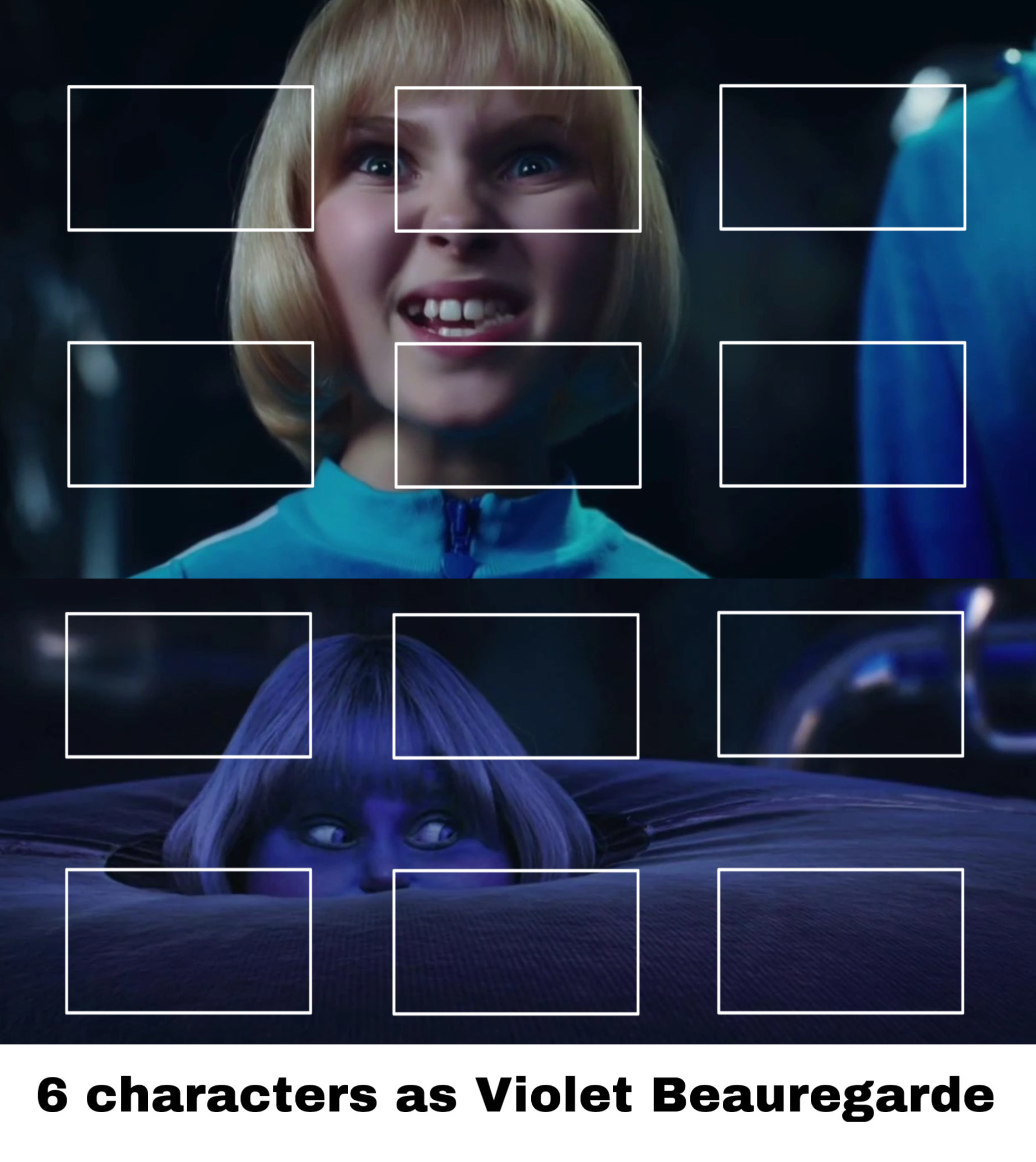 6 characters as Violet Beauregarde by RosyBunny1 on DeviantArt