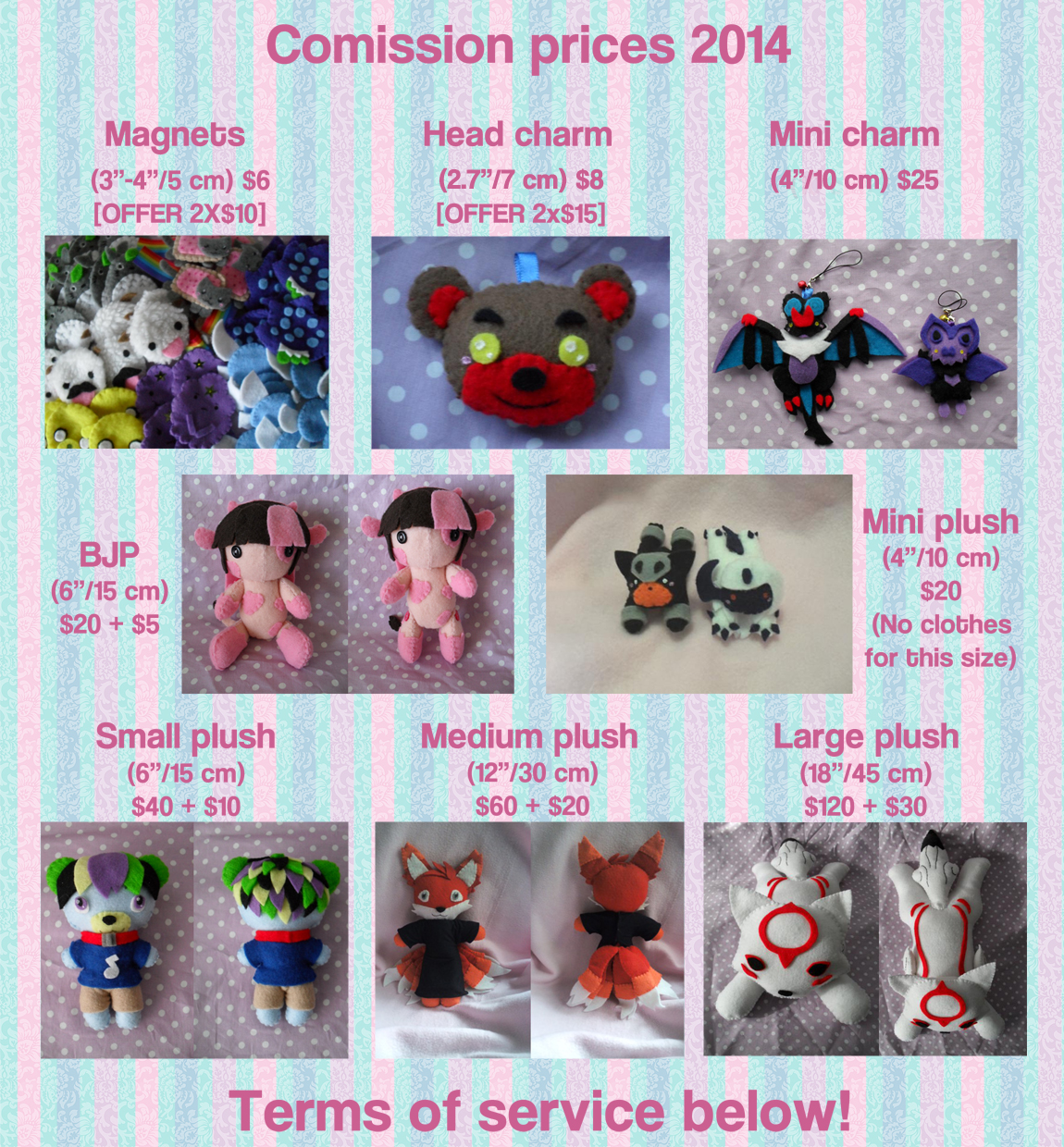 Commission Prices 2014