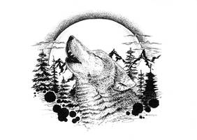 wolf tatoo