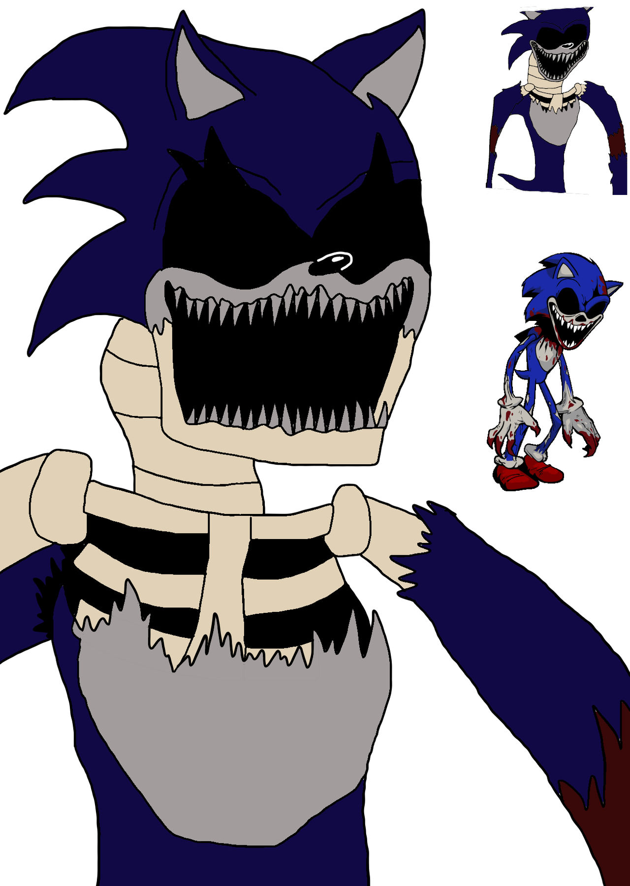Sonic.exe oc by Rexzilla54 on DeviantArt