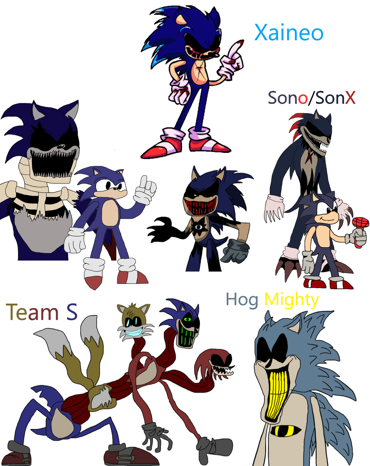 Sonic.exe: Image Gallery (List View)