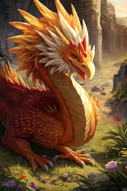 Dragon Chicken Scratch Pattern Chicken Dragon #1 by Gin-Goblin on DeviantArt