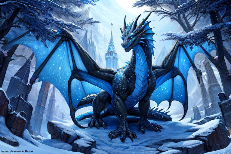 Winter Dragon #1 by Gin-Goblin on DeviantArt