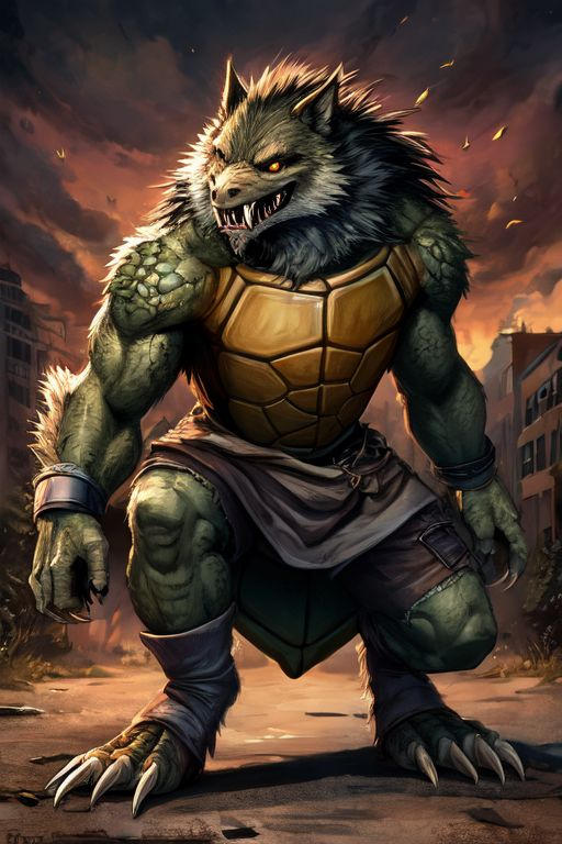 Werewolf Turtle Turtle Werewolf #1 by Gin-Goblin on DeviantArt