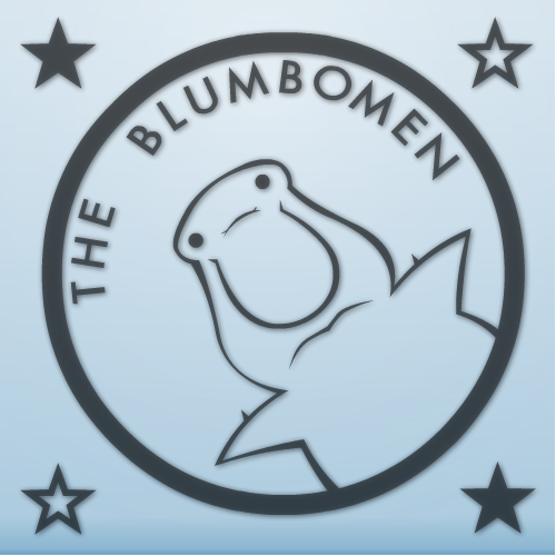 'The Blumbomen' band sticker