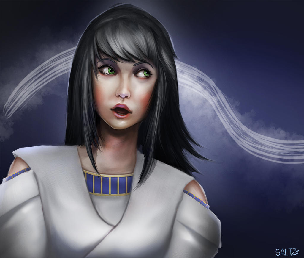 Viki - What was that spell again? - by Atmadog