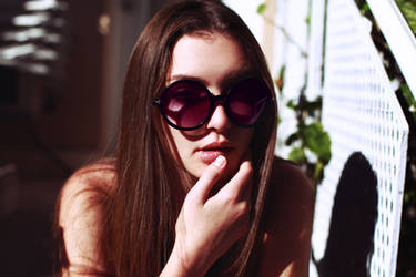 Purple glasses