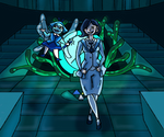 Ryuko and Aquamarine, An unlikely duo.