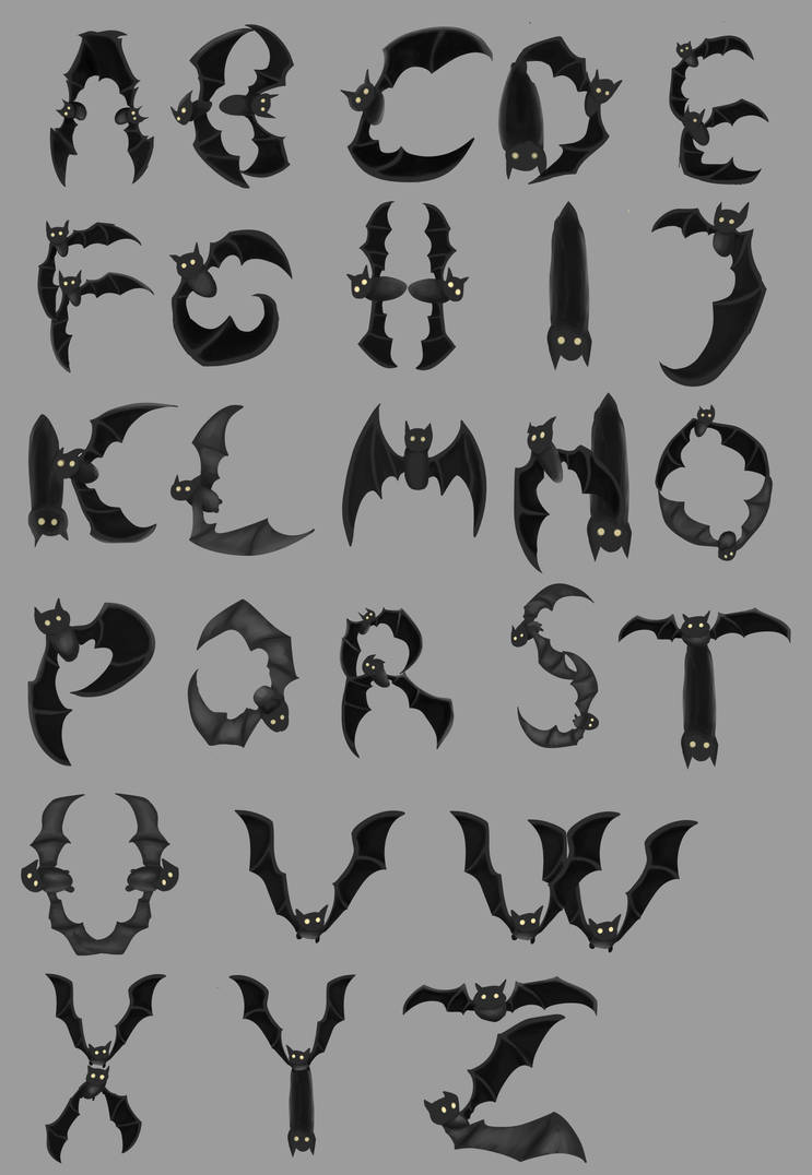 BAT TYPOGRAPHY by DzikriAS on DeviantArt