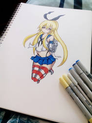 Kancolle - Shimakaze Artwork