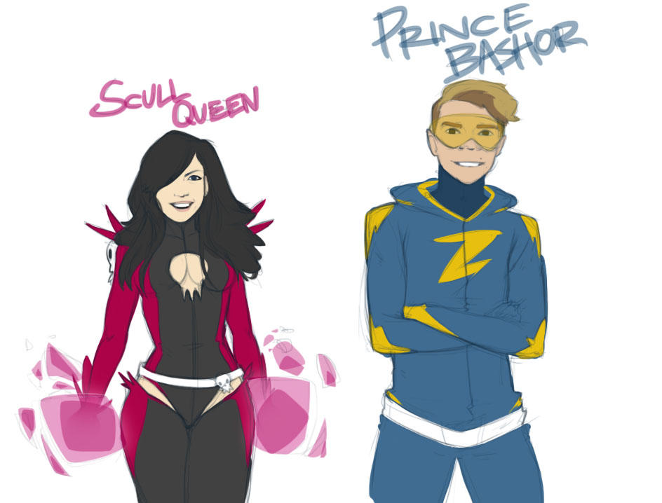 Sam And Renea Reina And Sam sketch by akomango on DeviantArt
