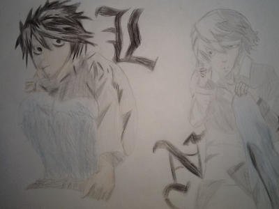 N Form Death Note Death Note L and N by ojekhhel on DeviantArt