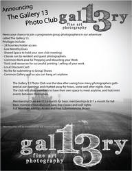 Gallery 13 Photo Club