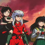 Inuyasha gets hit in the head GIF