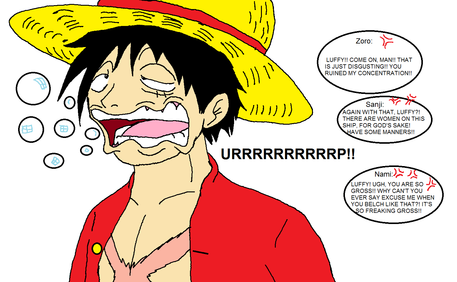 Luffy's 'Manners'