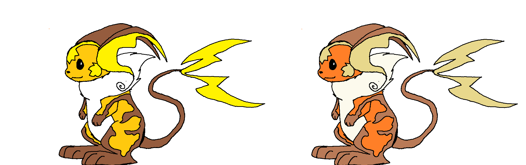 Mega Raichu And Shiny Mega Raichu By Xfangheartx On Deviantart Mega Raichu And Shiny Mega Raichu By Xfangheartx On Deviantart