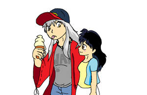 Inuyasha and Kagome On a Date