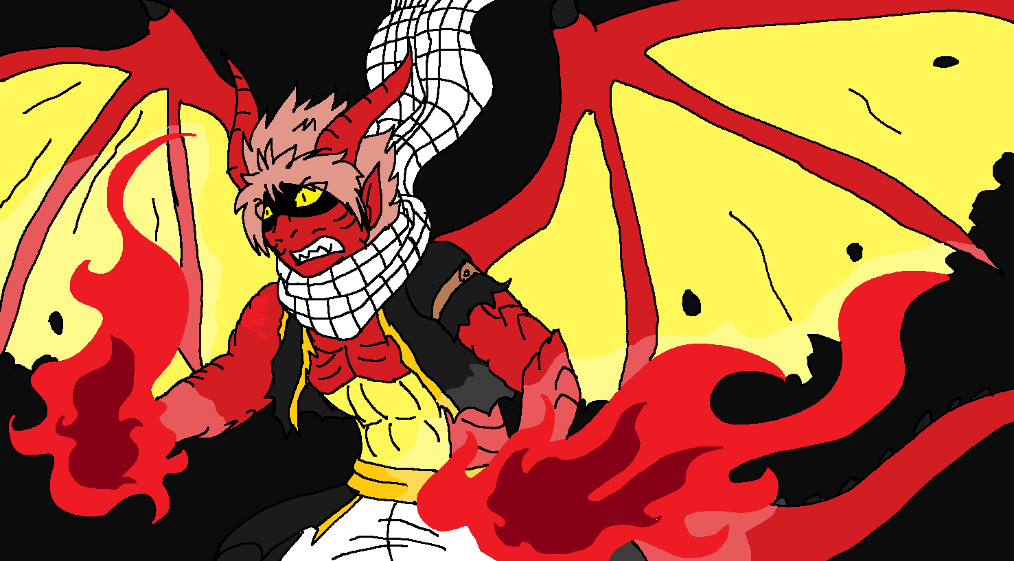 Natsu END dragon form by LightFury96 on DeviantArt