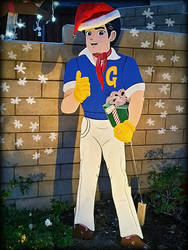 Speed Racer Christmas cut-out 