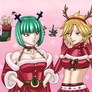 Santa Brandish and Deer-maria