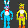 Five nigth at Freddy's 2 toys animatronics  (WIP)