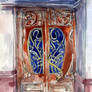 Art-nouveau-door-postcard