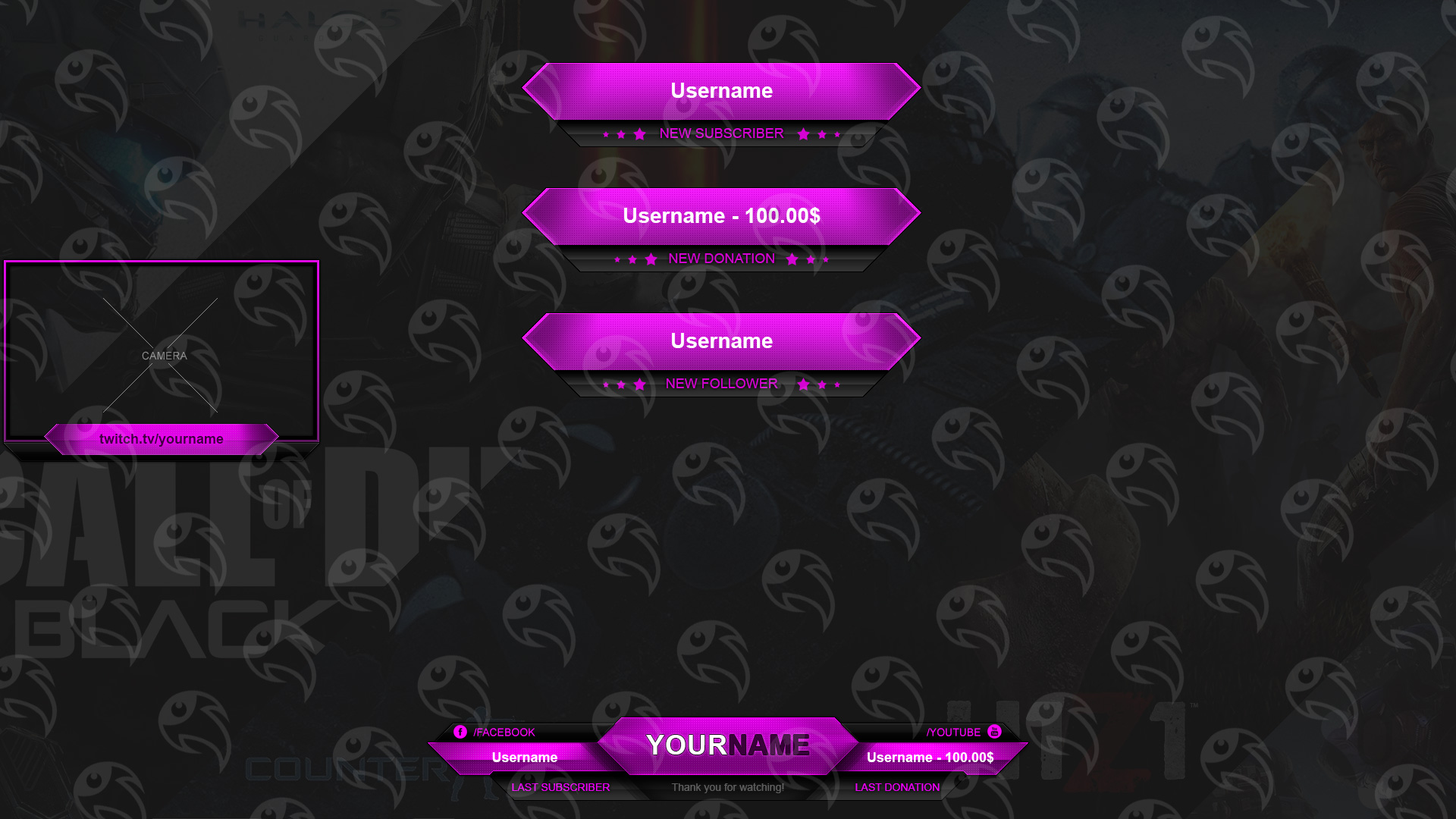 Streamity.gg - Overlay (Package) - #007