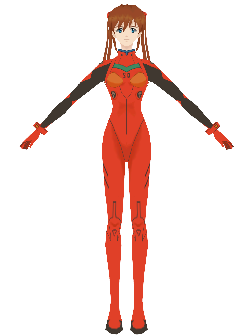 MMD Evangelion Asuka Soryu .::Plug Suit::. by XxSweetchocochunxX on DeviantArt