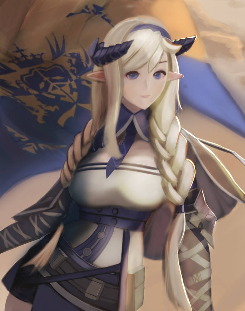 Arknights Saileach by Rykororion on DeviantArt