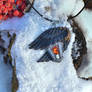 Under the wings of Valravn (pendant)