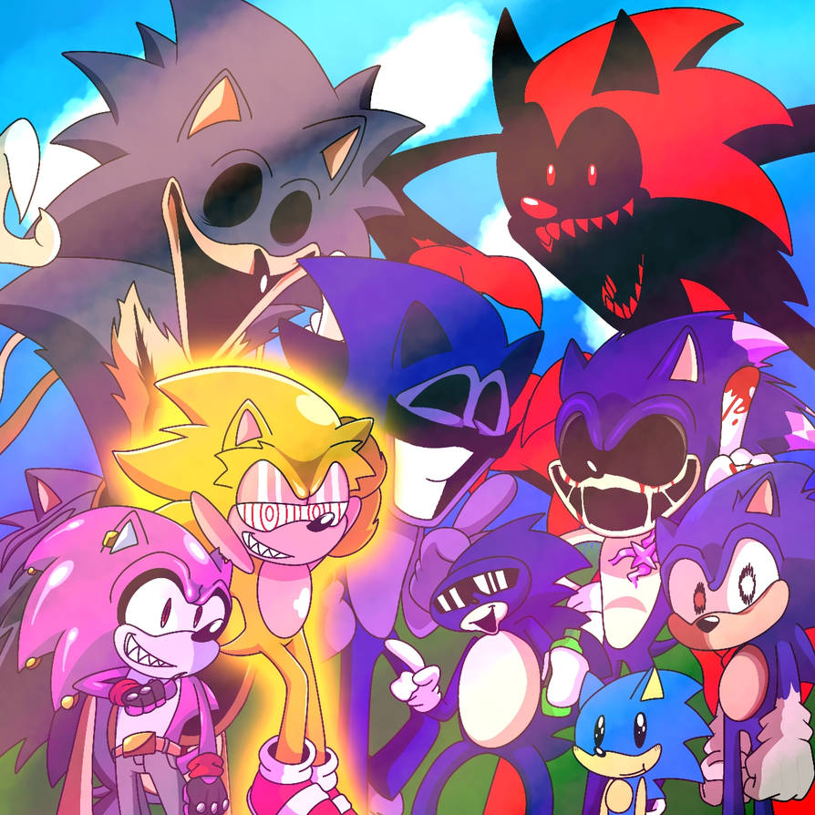 Sonic.EXE Family Photo (But Remastered) by sonicexeartist567 on DeviantArt