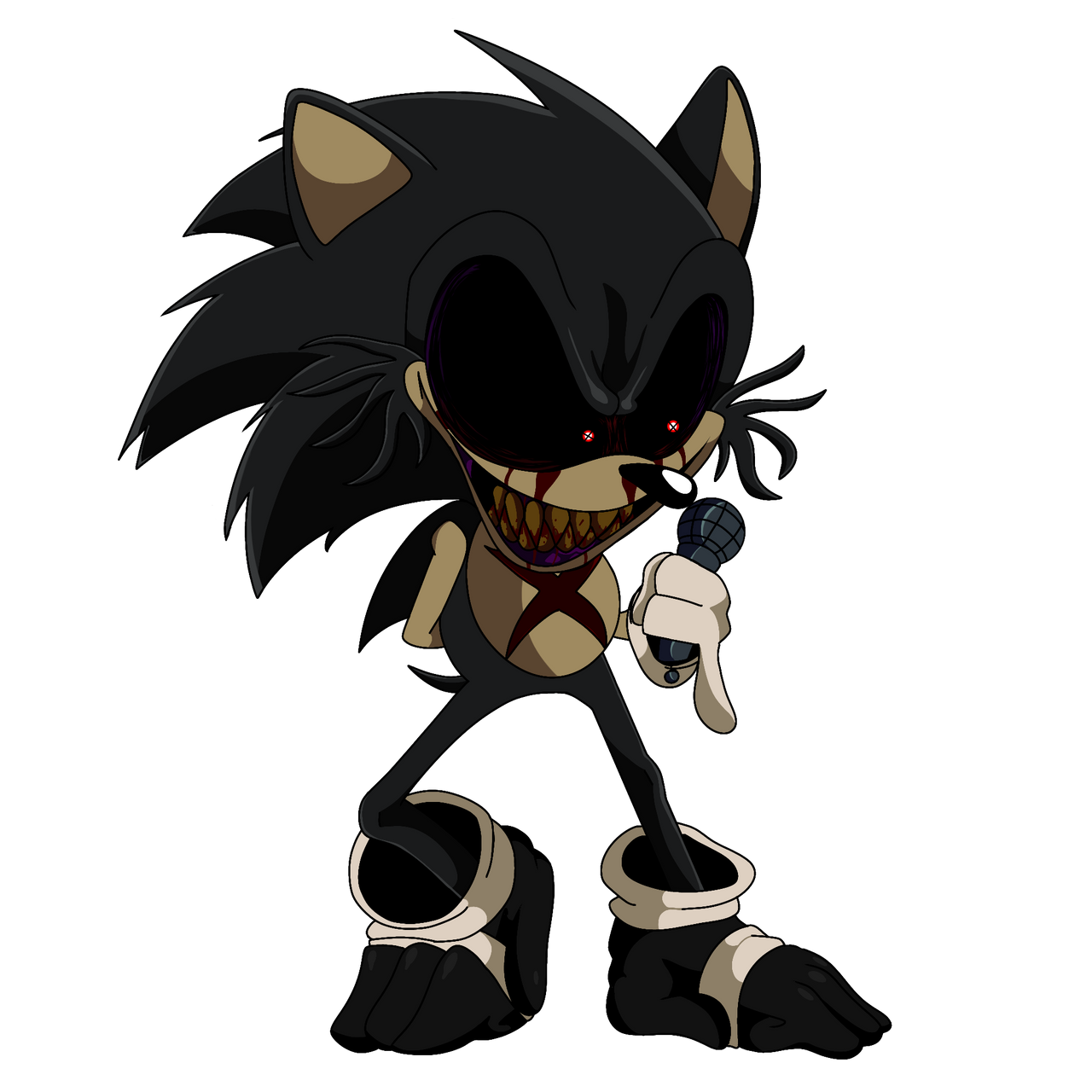 Sonic.EXE (You Can't Run) Render #2 (ALT) by KingAngryDrake on DeviantArt
