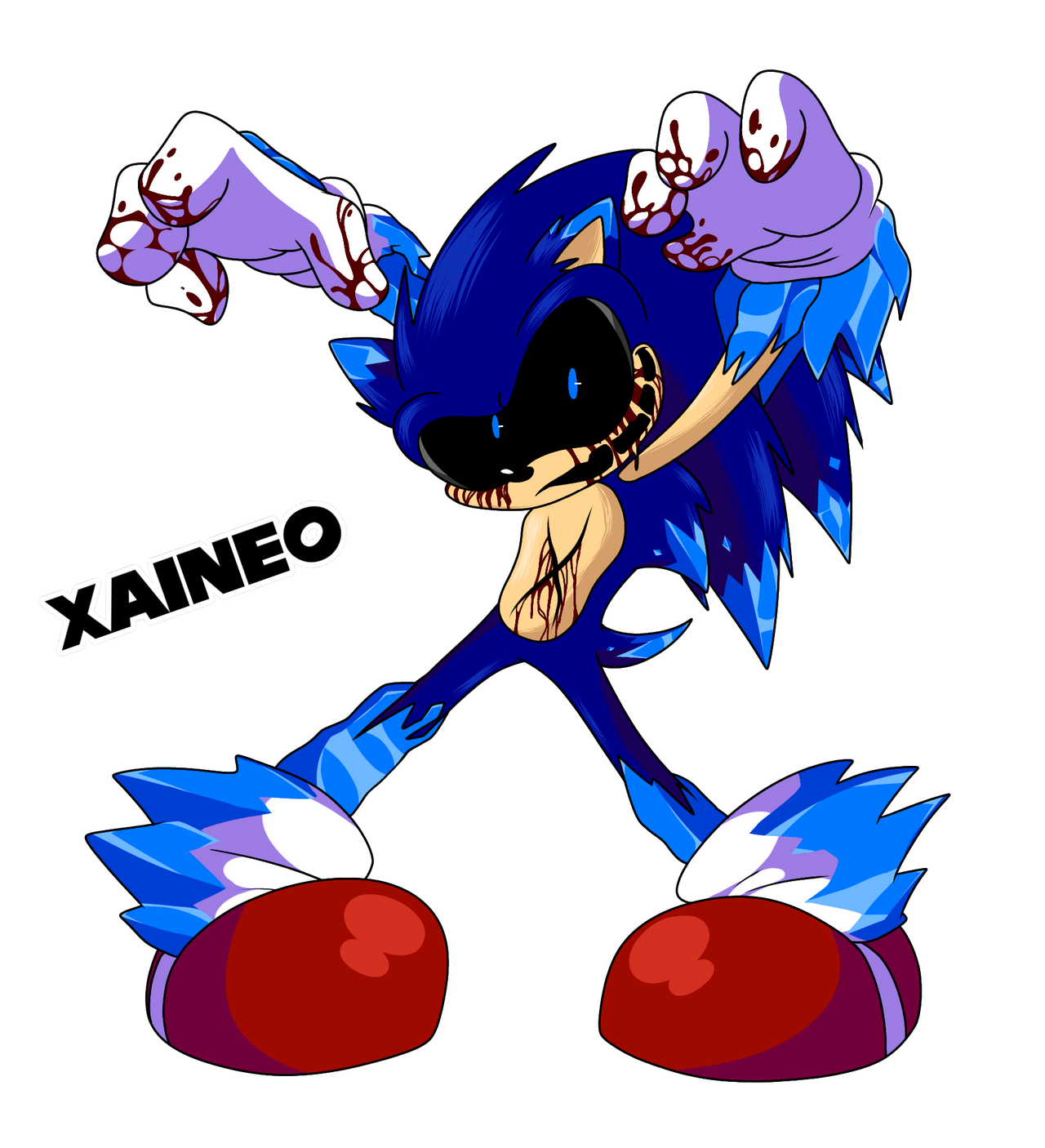 Sonic Exe 2017 (final Form ) by scourge534n on DeviantArt